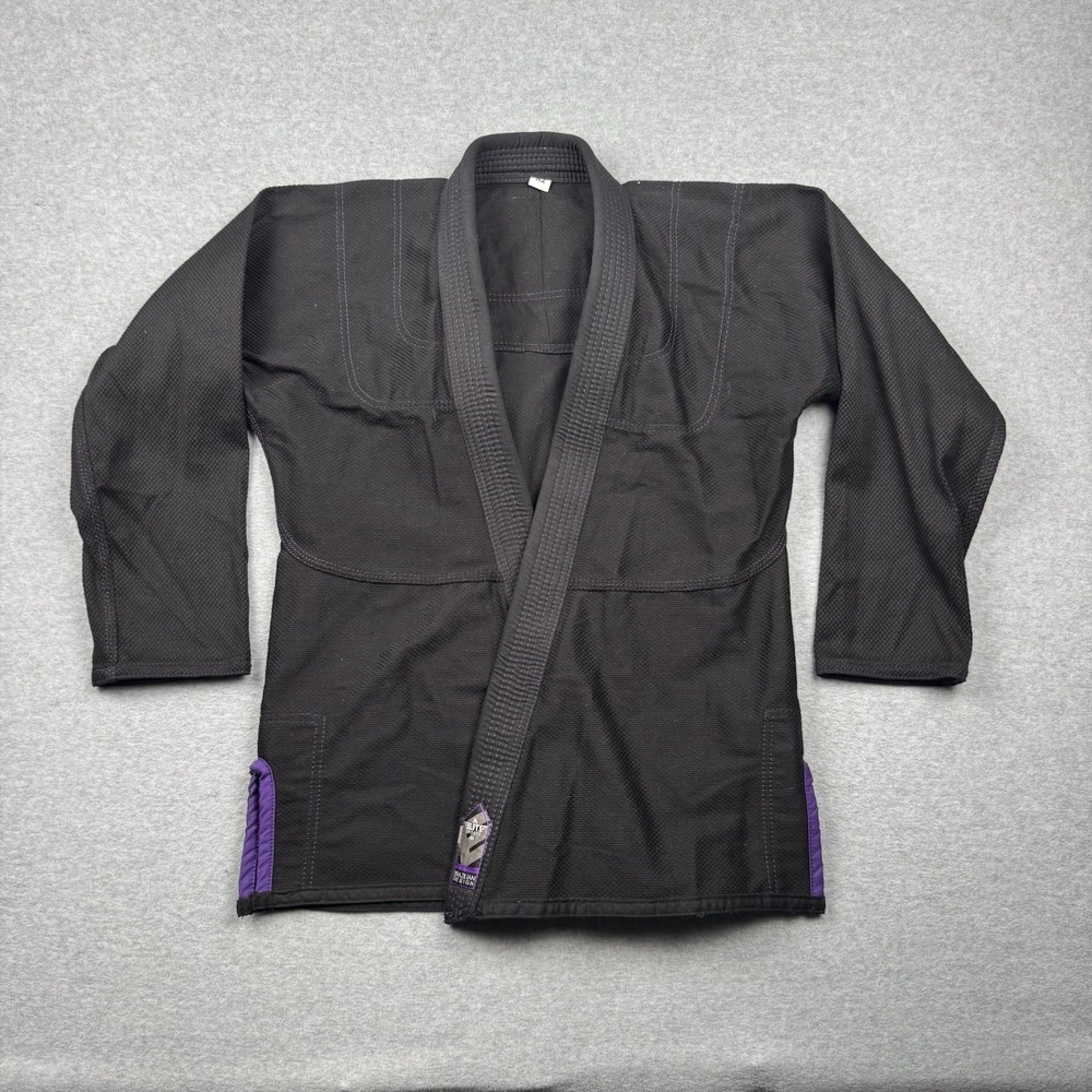 Elite Sports BJJ GI Martial Arts Kimono Black & Purple Size A2 Jiu-Jitsu